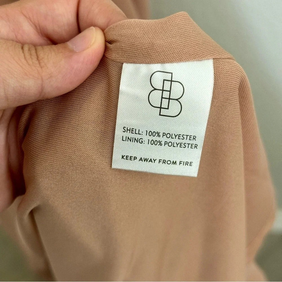 Baltic Born NWT Nude Blush True Wrap Dress S - Picture 6 of 8